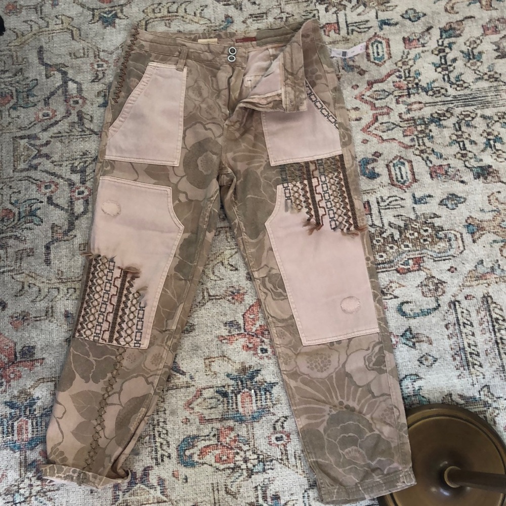 NWT Anthropologie Pilcro Relaxed Fit Jeans, Size 32, Rose